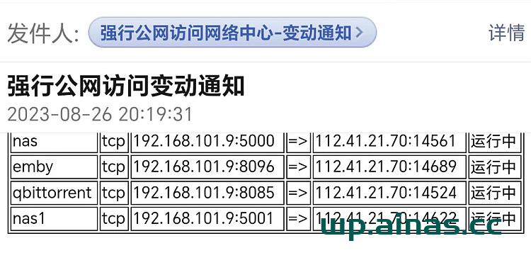 家庭宽带调用公网IPV4访问