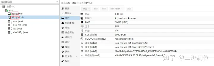 PVE将img文件转换成虚拟硬盘